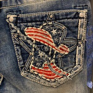NWT Grace in LA patriotic skinny jean